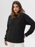 Ladies Classic Jersey Baby Alpaca O Neck Sweater