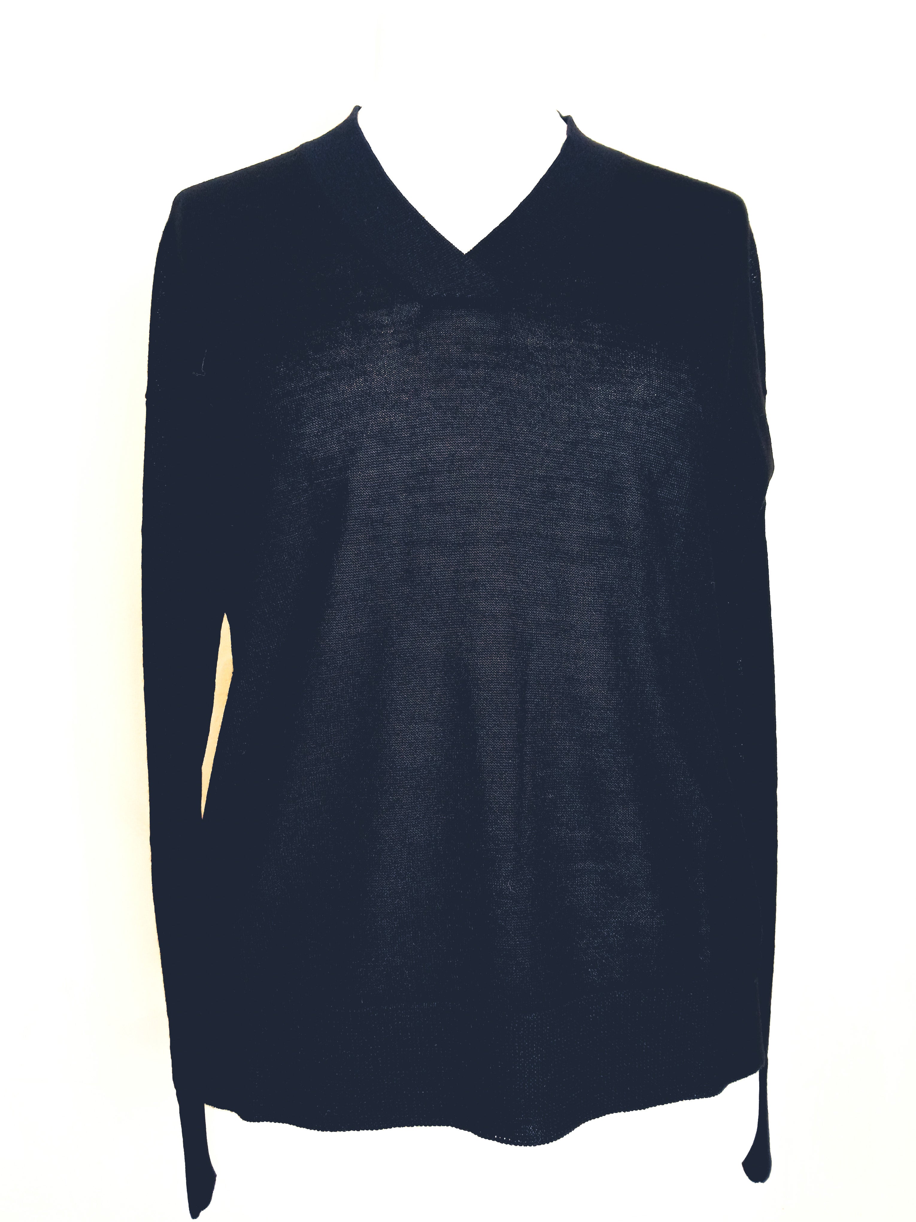 Baby Alpaca V Neck Sweater